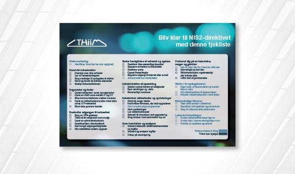 NIS2 checklist